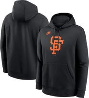 Nike Men's Nike Black San Francisco Giants Cooperstown Collection Logo Club Pullover Hoodie