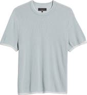 rag & bone Harvey Ringer Cotton Blend Mesh T-Shirt