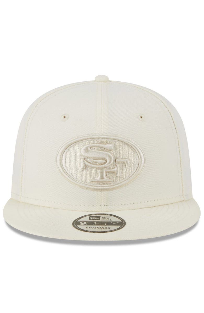 New Era Men's New Era Cream San Francisco 49ers Color Pack 9FIFTY Snapback Hat, Alternate, color,