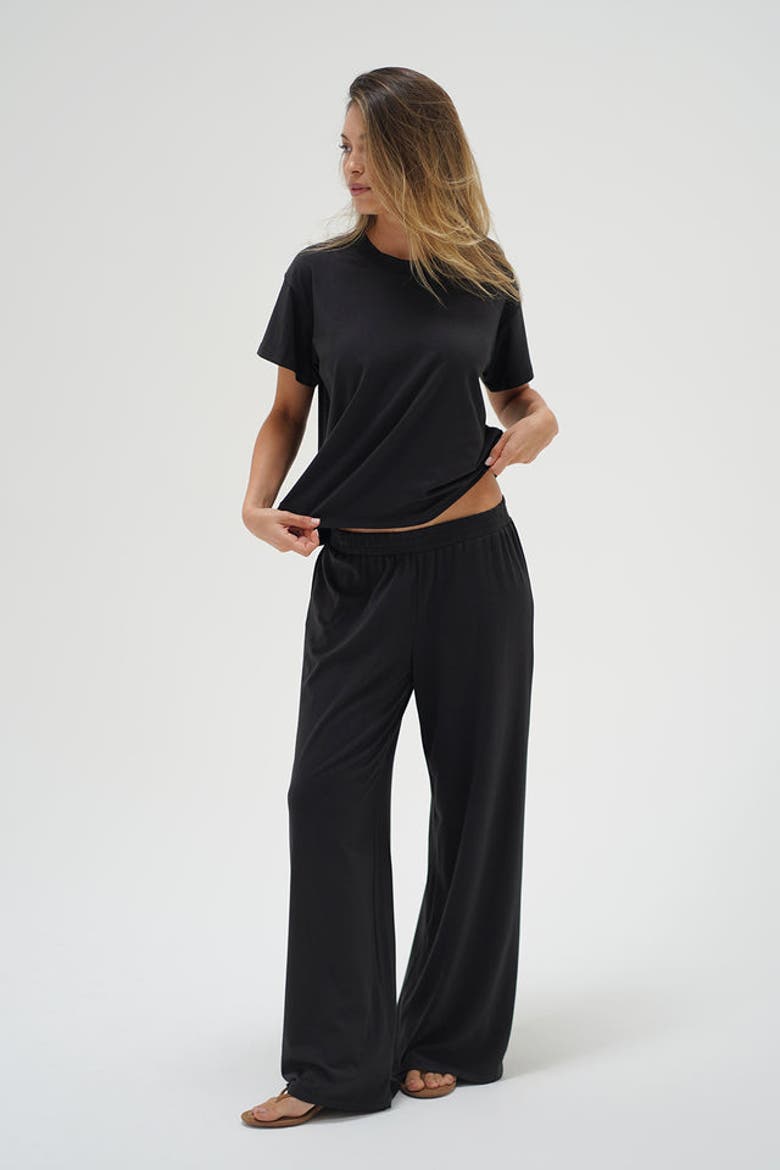 Base Spandex Jersey Pant, Alternate, color, Black