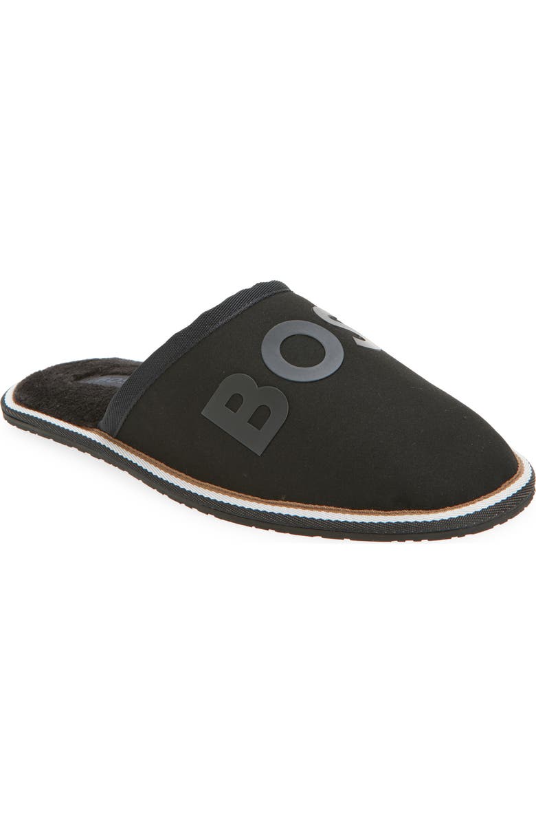 BOSS Home Slipper, Main, color, Black