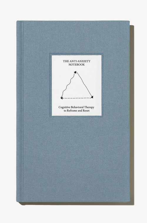 Therapy Notebooks The Anti-Anxiety Guided Notebook in Dusty Blue  product
