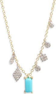 Meira T Turquoise & Diamond Necklace