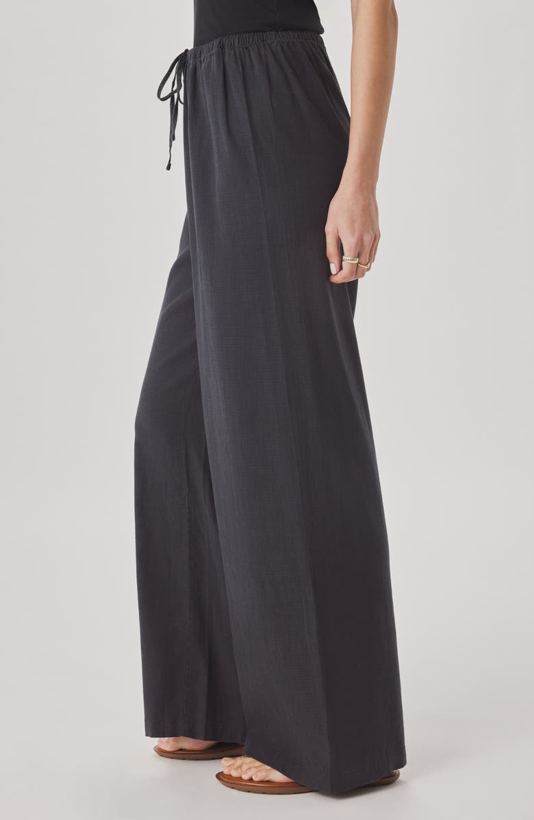 Splendid Valerie Drawstring Pants, Alternate, color, Lead Black