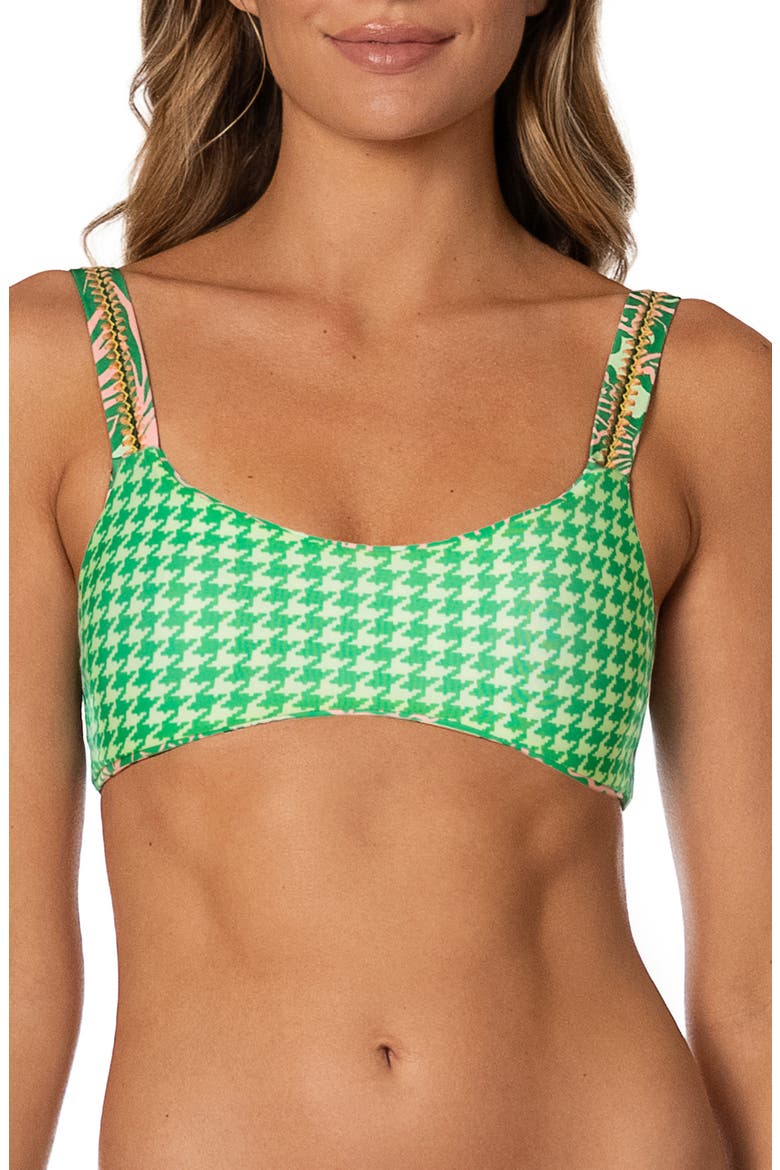 Soft Coral Nalai Bikini Top, Alternate, color, BRIGHT GREEN