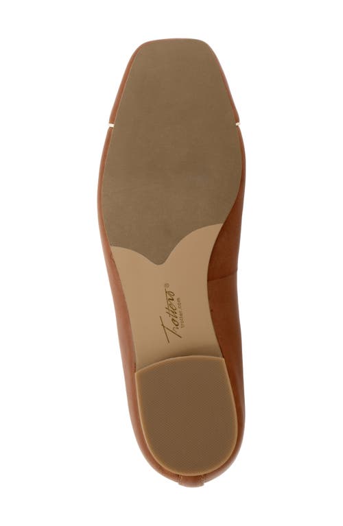Trotters Harbor Cap Toe Flat In Luggage