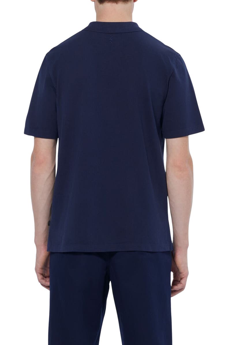 Scotch & Soda Piqué Pocket Polo, Alternate, color, Navy