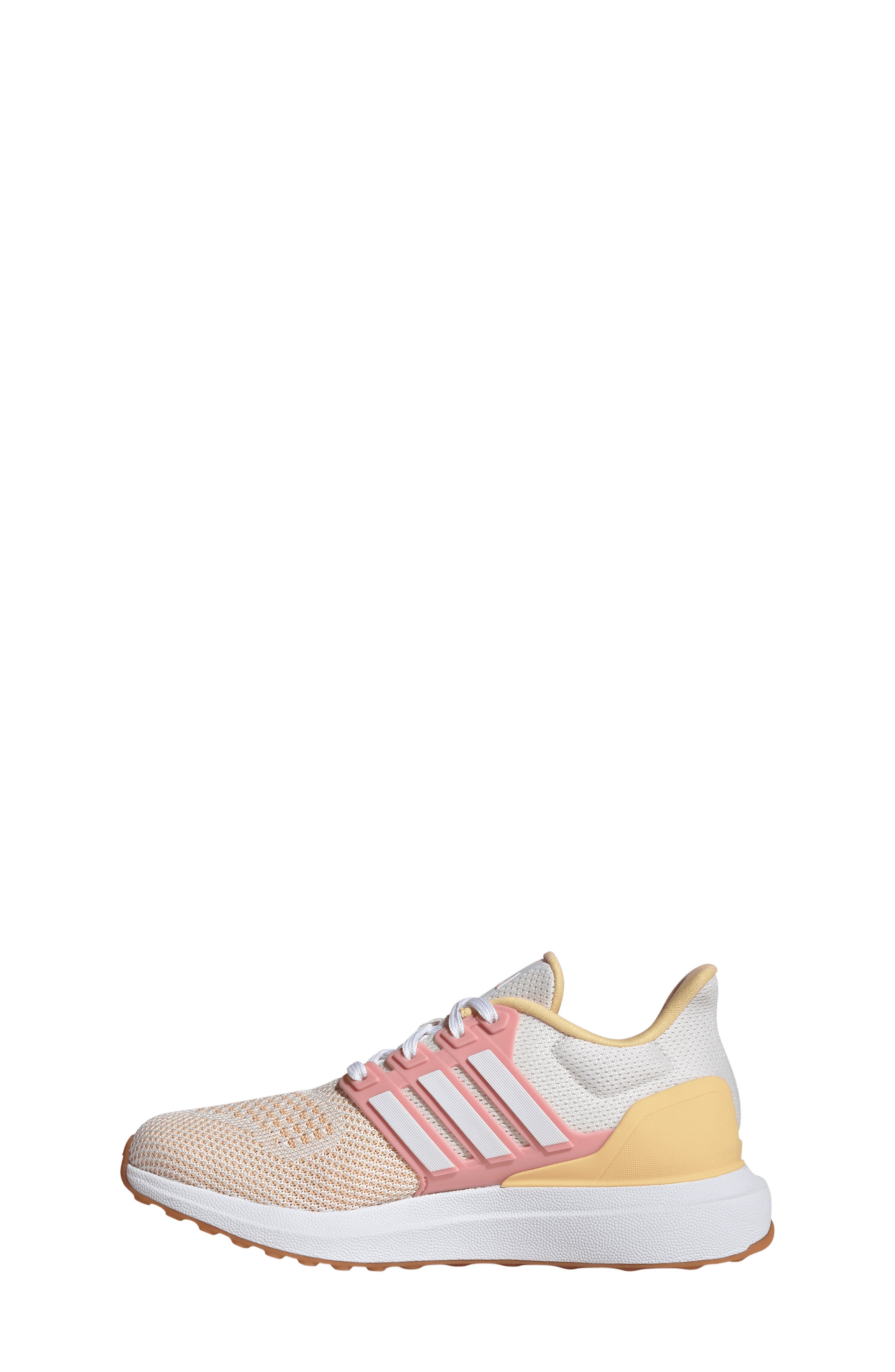 Kids' Ultradream DNA J Knit Sneaker, Alternate, color, OFF WHITE/ WHITE/ TANGERINE