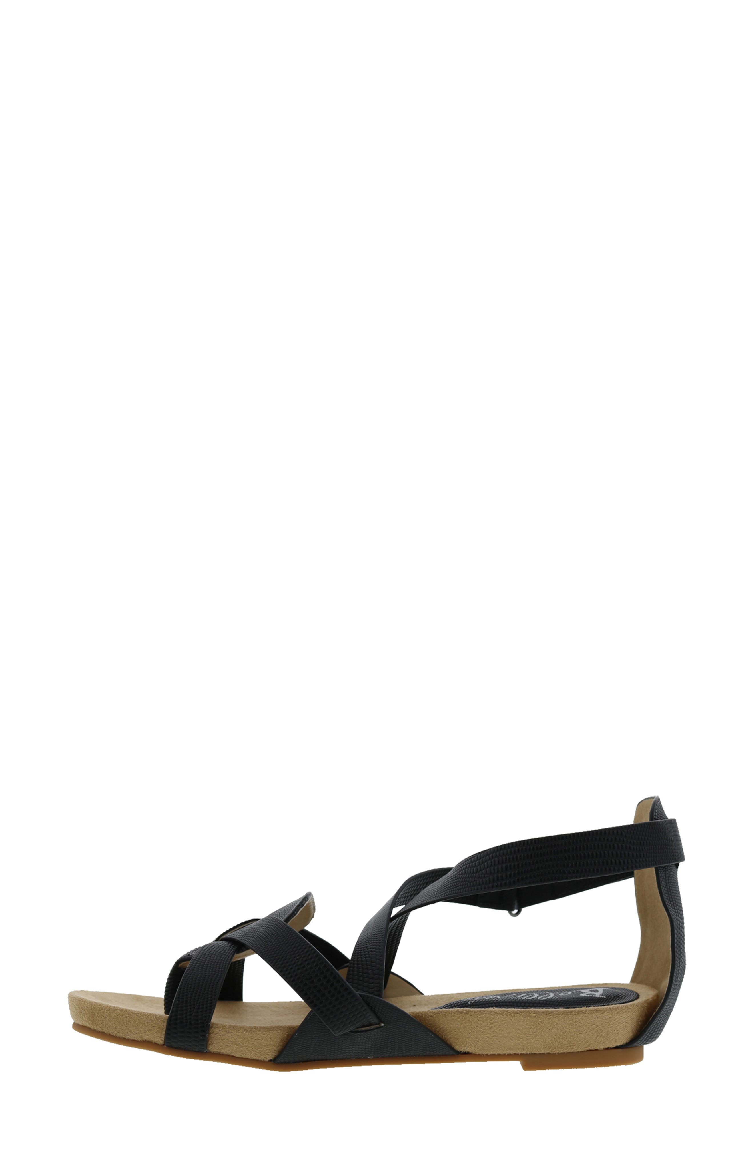 BELLINI Nobu Strappy Flat Sandal, Alternate, color, Black
