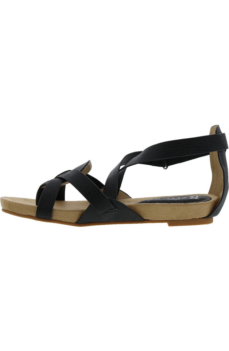 BELLINI Nobu Strappy Flat Sandal, Alternate, color, Black