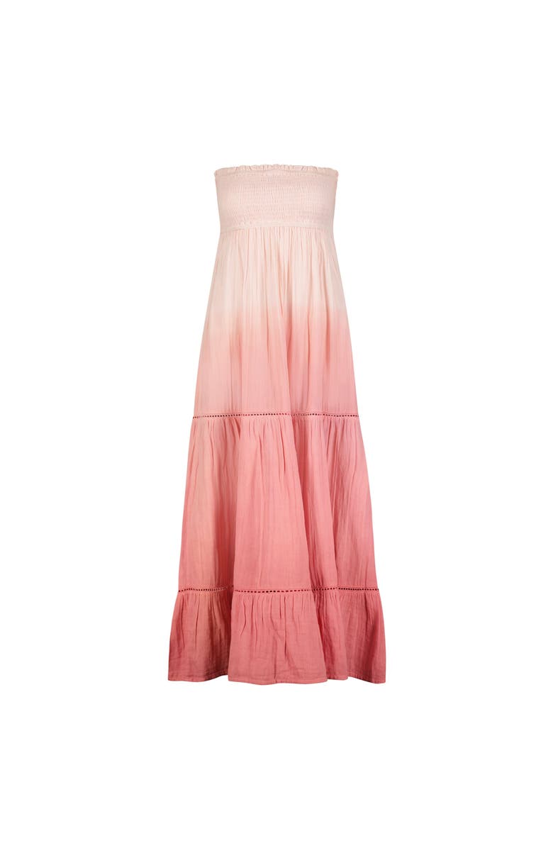 Mer St. Barth Fati Women's Strapless Maxi Dress Rose Ombre, Alternate, color, Pink