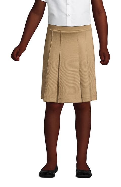 School Uniform Girls Ponte Pleat Skirt