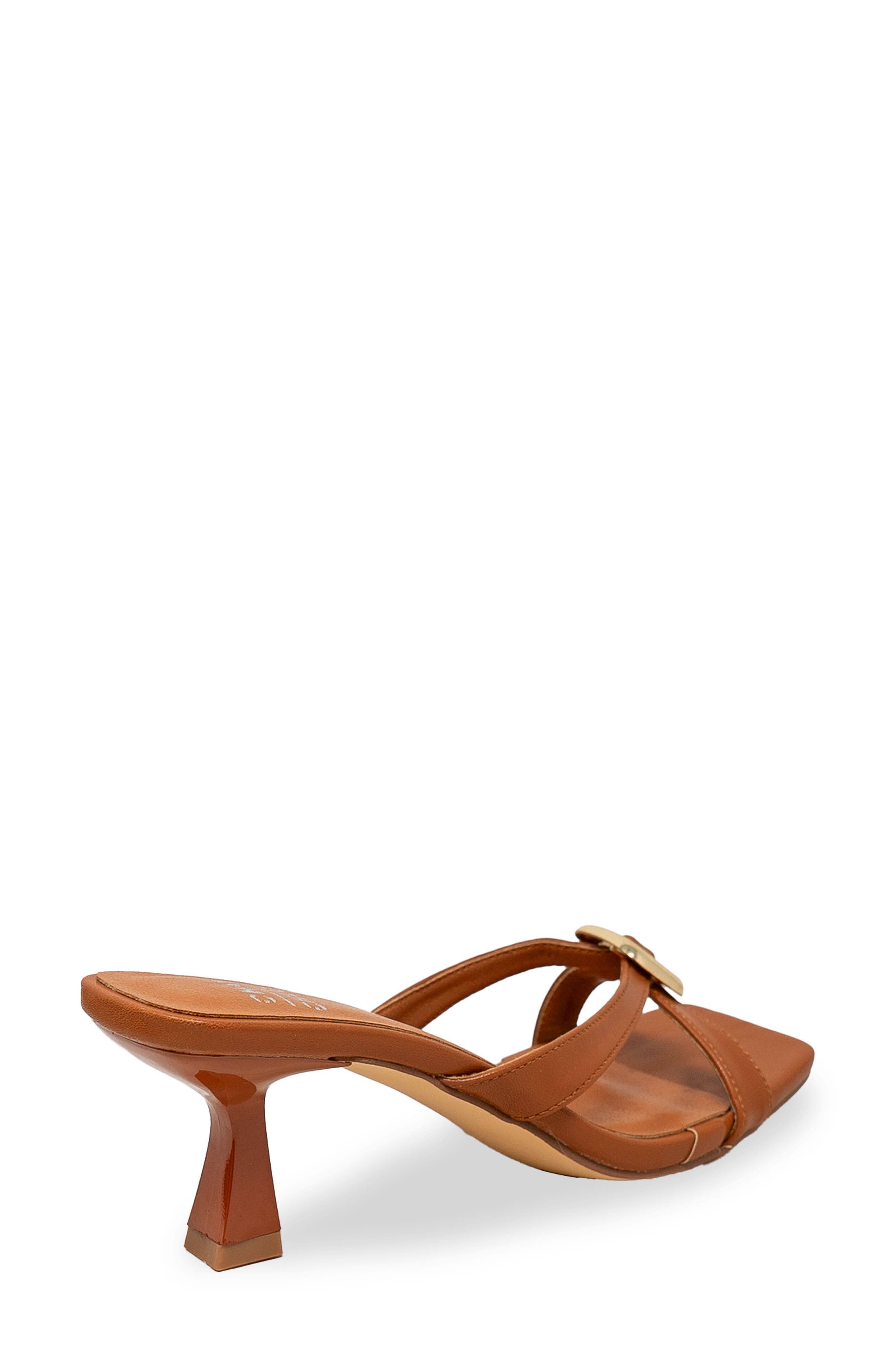 Square Toe Slide Sandal, Alternate, color, TAN PU