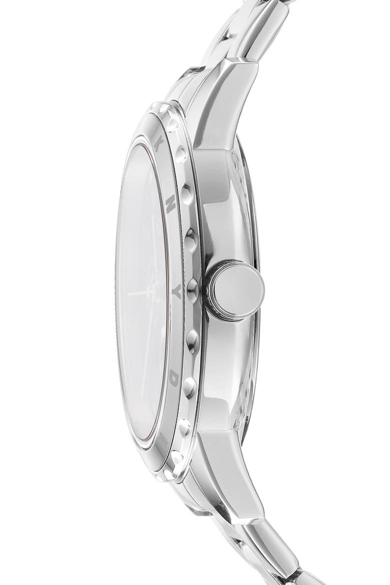 Stainless Steel Bracelet Watch, Alternate, color, SILVER