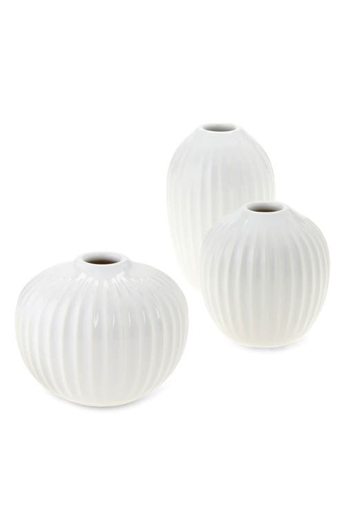 Kähler Kahler Hammershøi Set Of 3 Mini Vases
