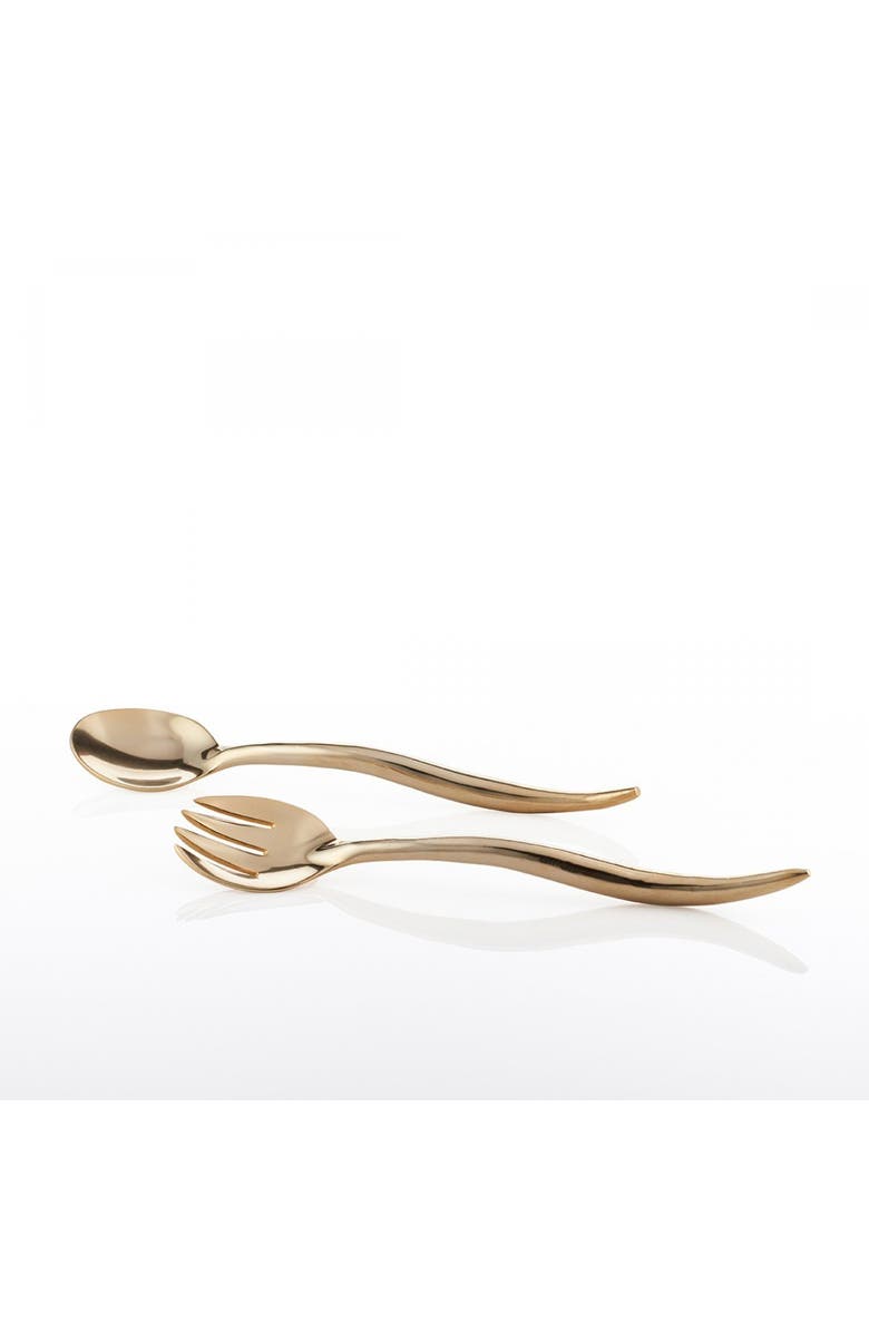 Lunares Toro Serving Set, Main, color, Gold