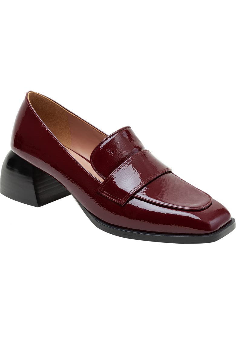 Linea Paolo Malone Loafer Pump, Main, color, Burgundy