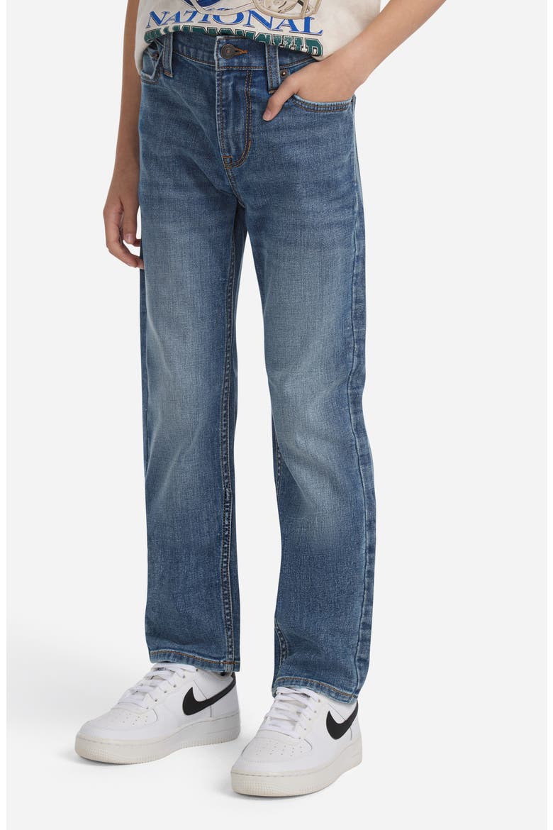 Kids' Slim Fit Jeans, Alternate, color, LIT