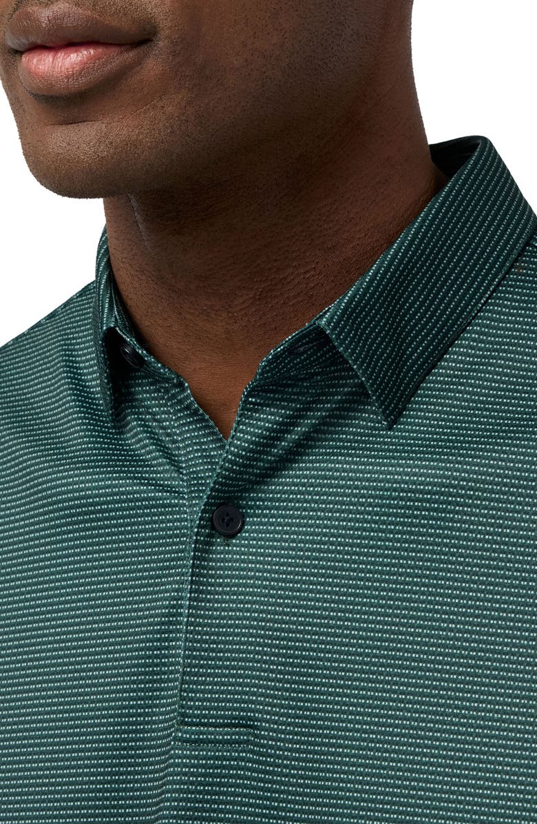 Mizzen+Main Halyard Trim Fit Performance Polo, Alternate, color, Pine Drop Shadow