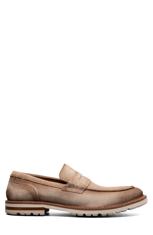 Stacy Adams Hopkins Penny Loafer In Sand Suede