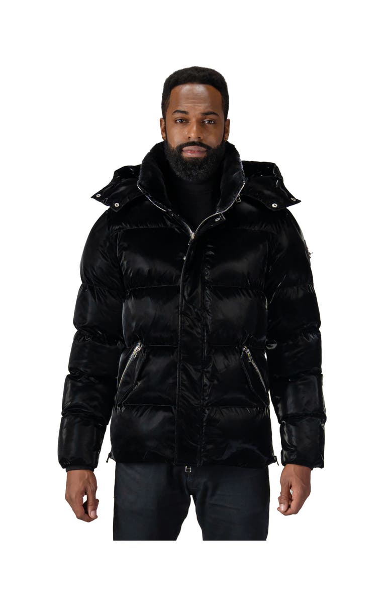 Woodpecker Men's Bumnester 3/4 Length Quilted Coat, Main, color, All Wet Black