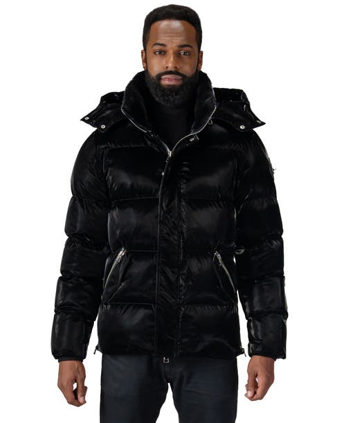 Woodpecker Men's Bumnester 3/4 Length Quilted Coat in All Wet Black  product