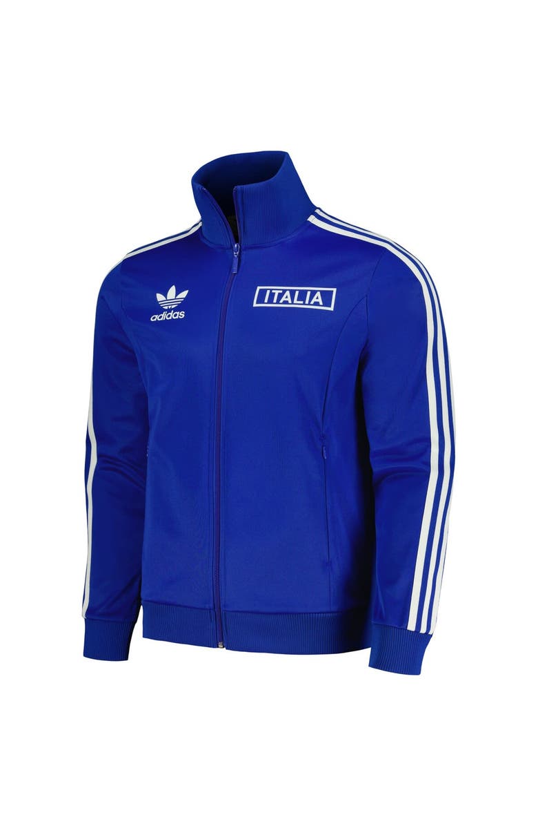 adidas Originals Men's adidas Originals Royal Italy National Team Beckenbauer Full-Zip Track Jacket, Alternate, color, Royal