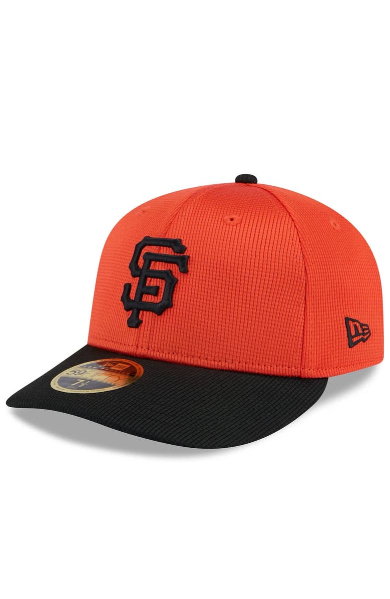 New Era Men's New Era Orange/Black San Francisco Giants 2025 Spring Training Low Profile 59FIFTY Fitted Hat, Alternate, color, Orange