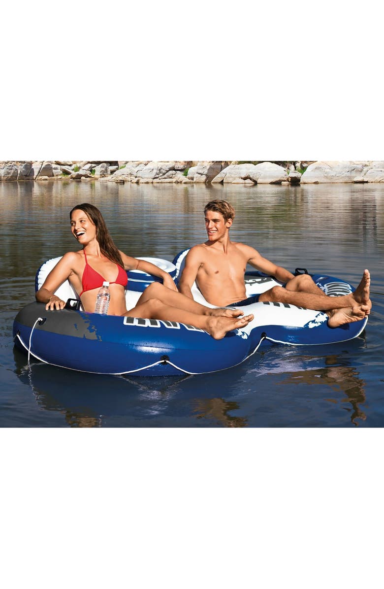 Intex River Run 2 Inflatable Float, Alternate, color, Multicolored