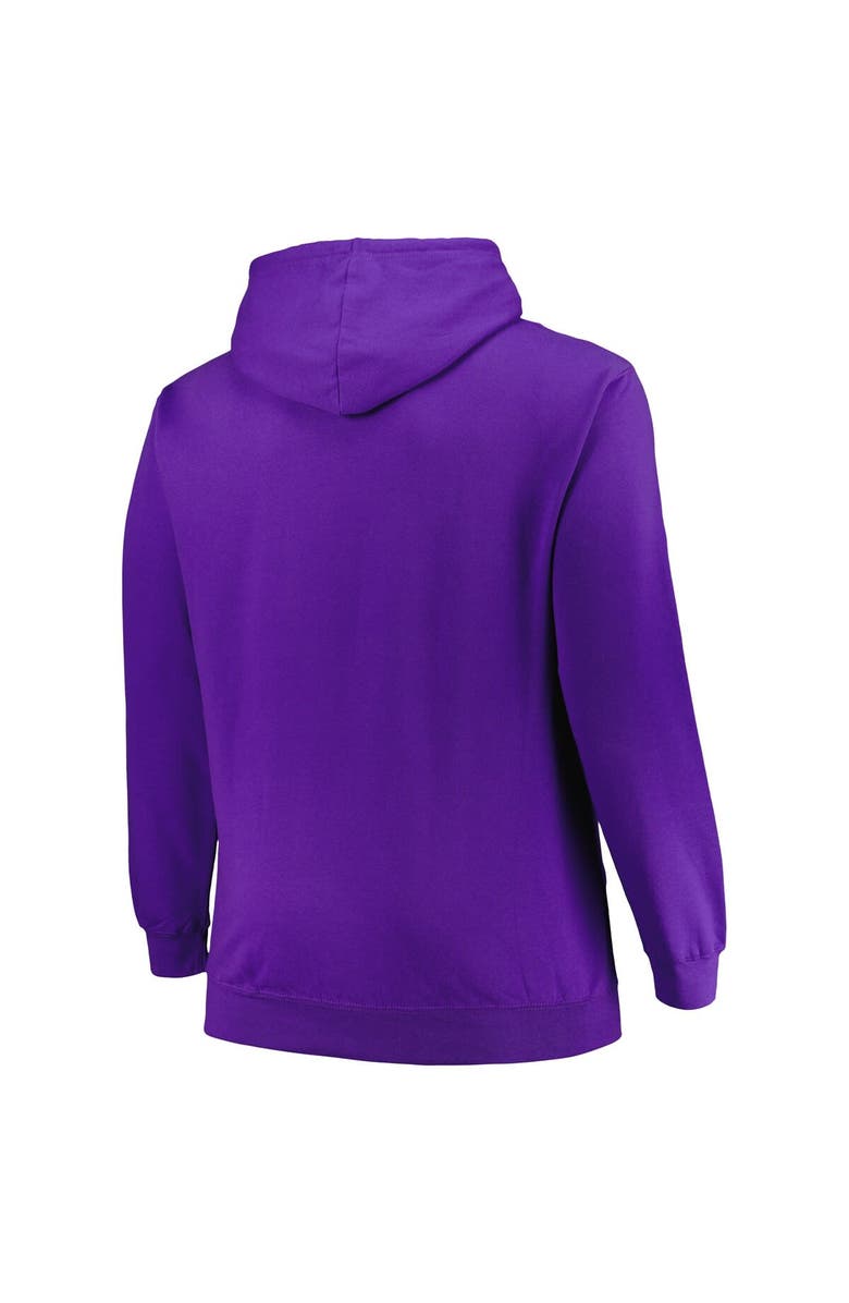 Mitchell & Ness Men's Mitchell & Ness Purple Toronto Raptors Hardwood Classics Big & Tall Pullover Hoodie, Alternate, color, 