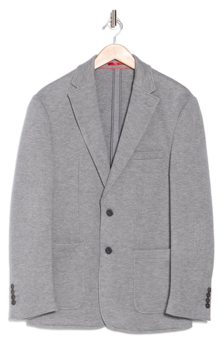 Lucky Brand Knit Sport Coat, Alternate, color, Grey