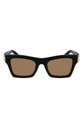 FERRAGAMO Prisma 52mm Rectangular Sunglasses