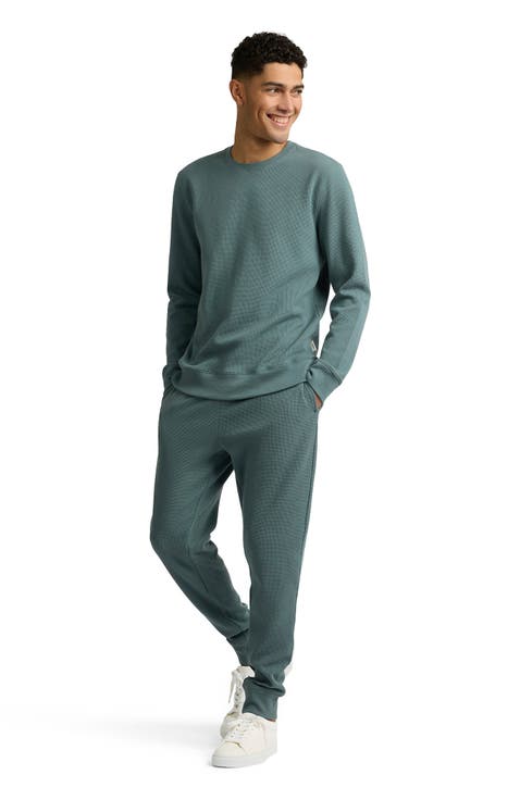 Heavyweight Cotton Waffle Jogger