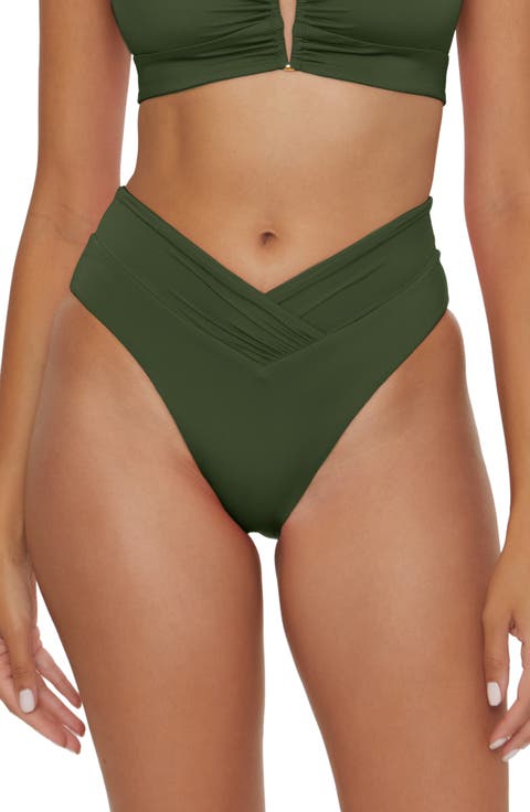 Color Code High Waist Bikini Bottoms