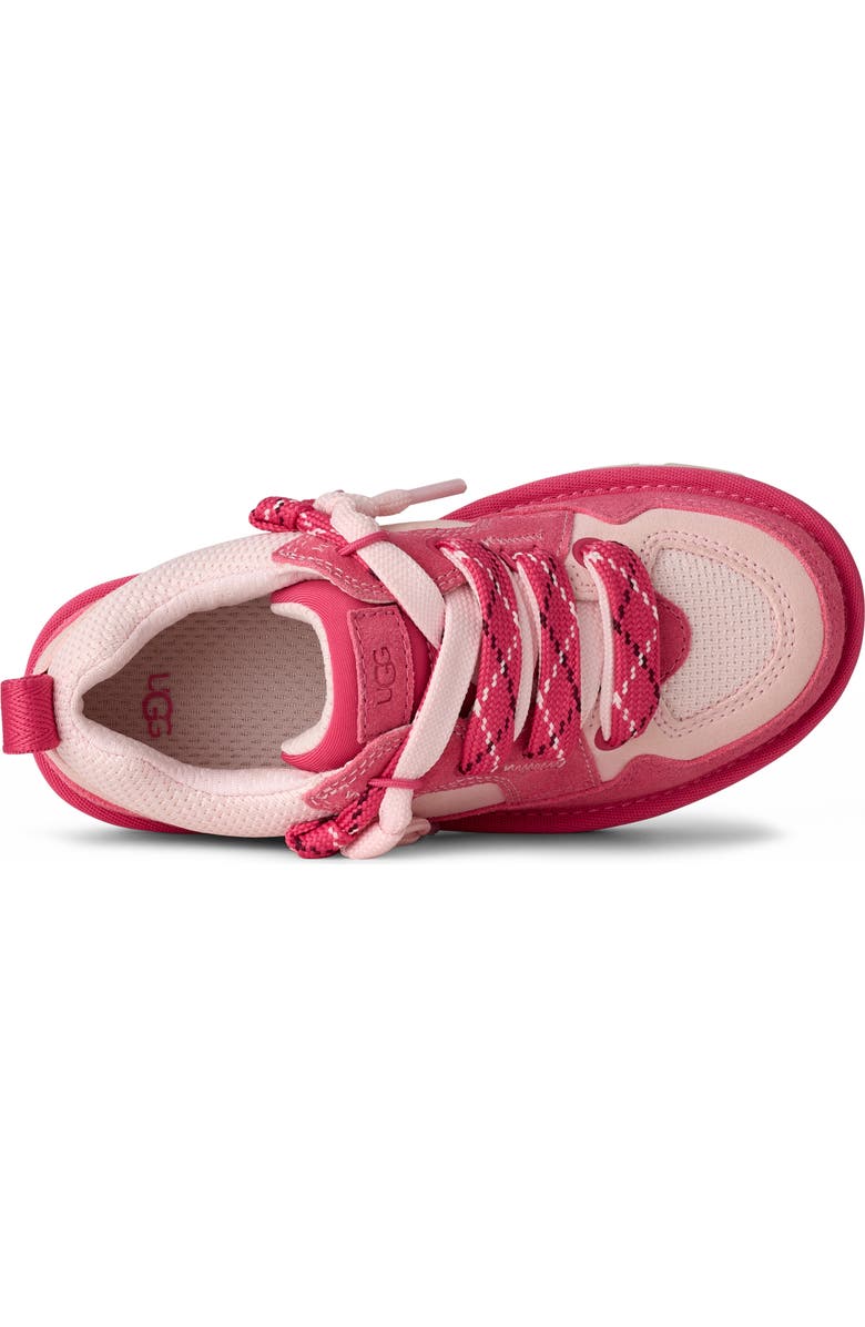 UGG<sup>®</sup> Kids' Lo Lowmel Sneaker, Alternate, color, Pink Bloom / Multi