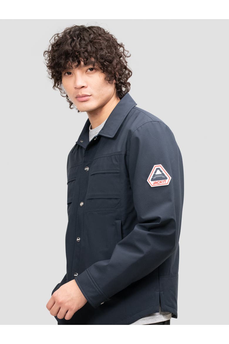 Eden Shirt Jacket, Alternate, color, Navy