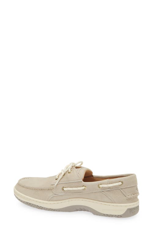 Sperry Top-sider® Sperry Billfish™ 3-eye Boat Shoe In Grey Leather