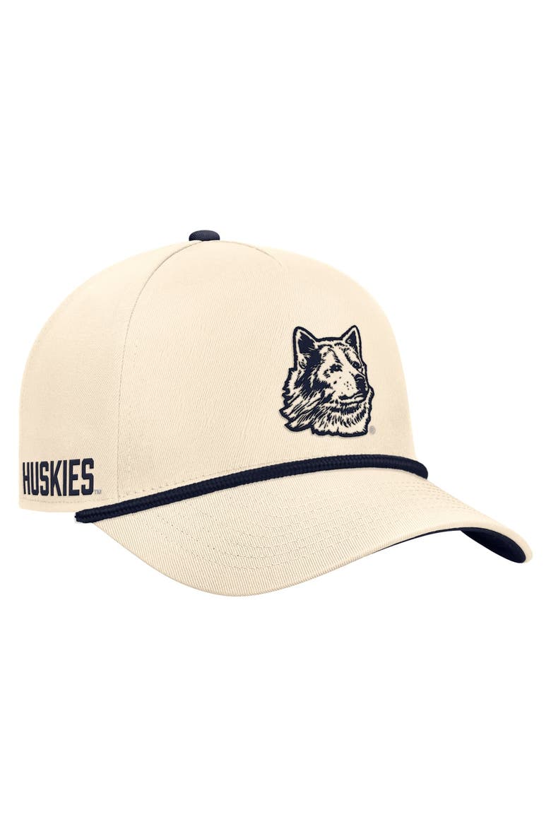 Men's Nike Natural UConn Huskies Vintage Rope Rise Adjustable Hat, Main, color, Natural
