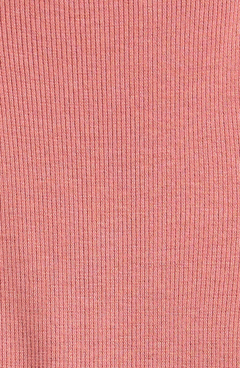 THE NEW Kids' Lotus Rib Frill Sleeveless Top, Alternate, color, Old Rose