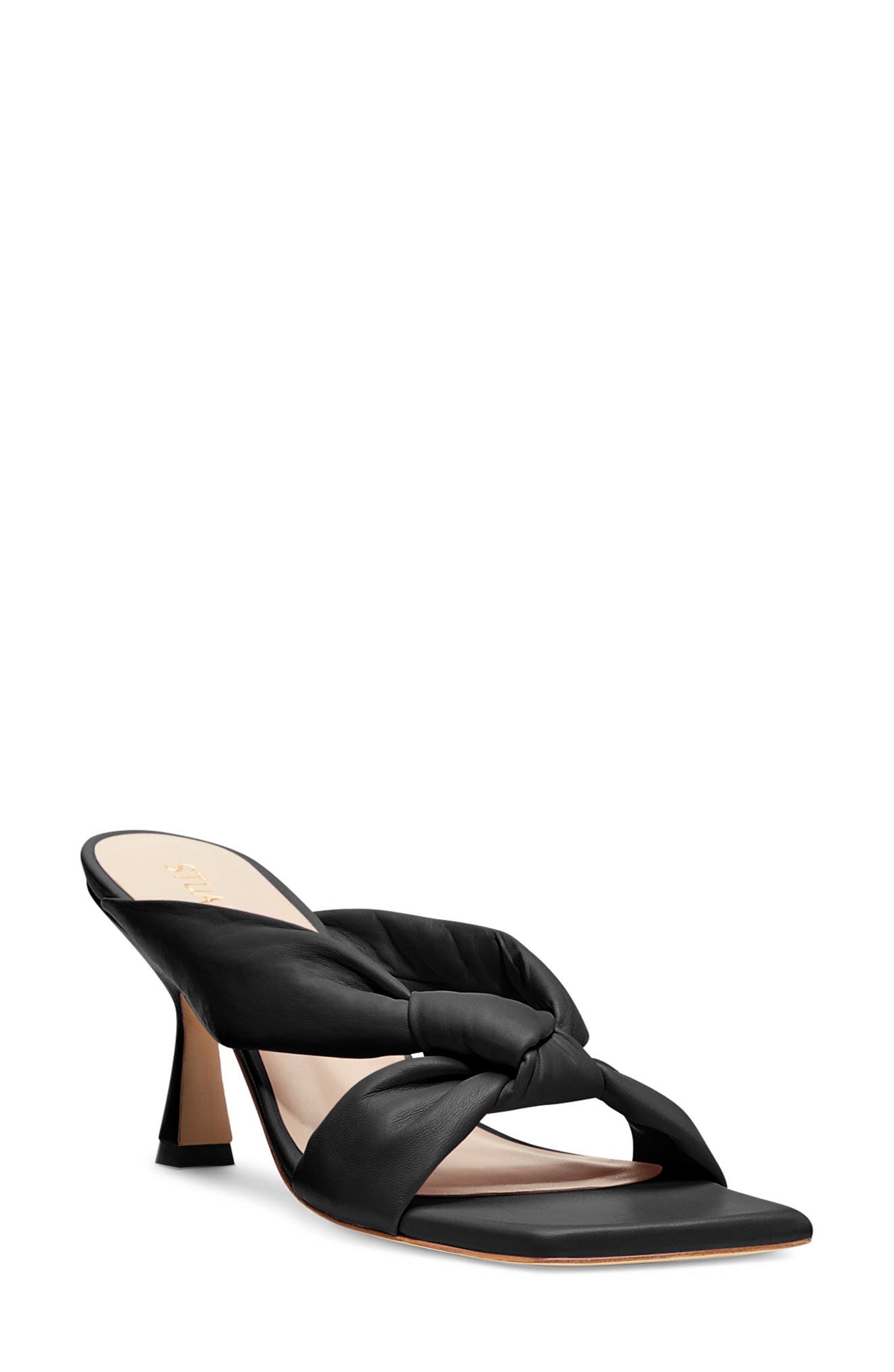 Stuart Weitzman Playa Knot Square Toe Sandal, Main, color, 