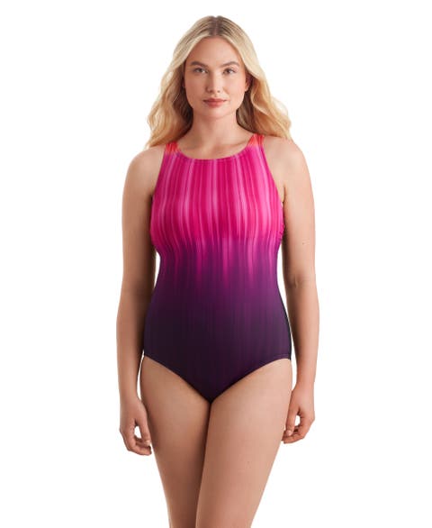 Highneck Tank Chlorine Resistant One-Piece Swimsuit