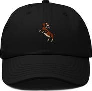 Dalix Dachshund Embroidered Dad Cap