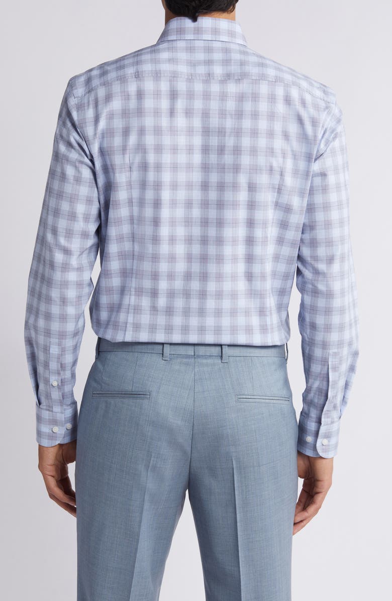 BOSS Hank Slim Fit Plaid Stretch Dress Shirt, Alternate, color, 