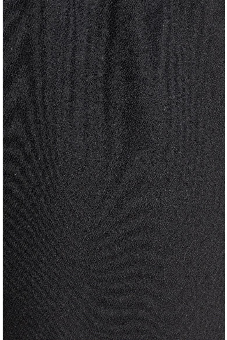 Scallop Hem Pull-On Shorts, Alternate, color, TRUE BLACK