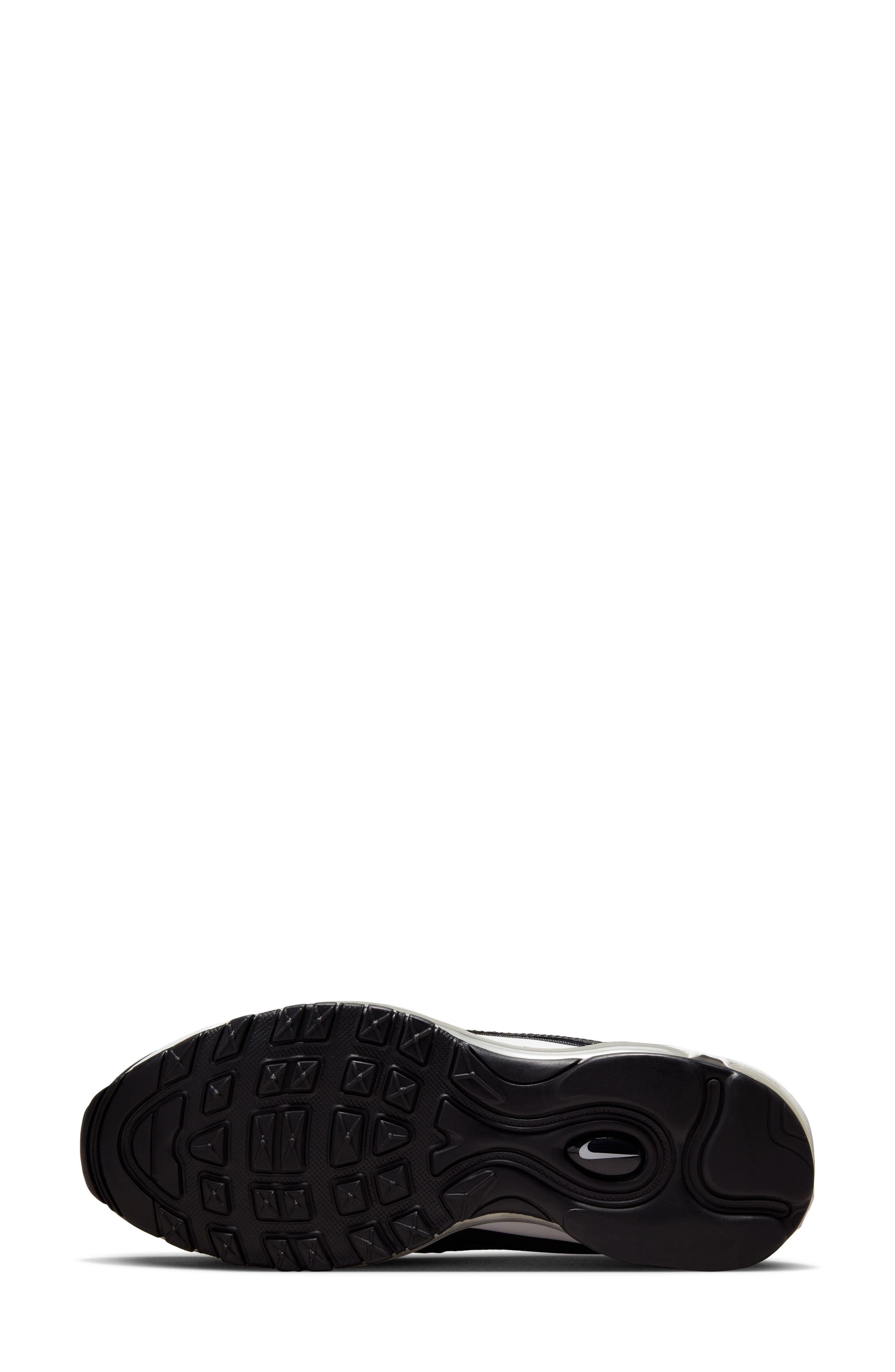 Air Max 97 Sneaker, Alternate, color, BLACK/ WHITE/ DARK GREY