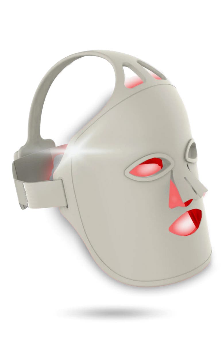 Red Light Therapy Mask, Main, color, LIGHT GREY