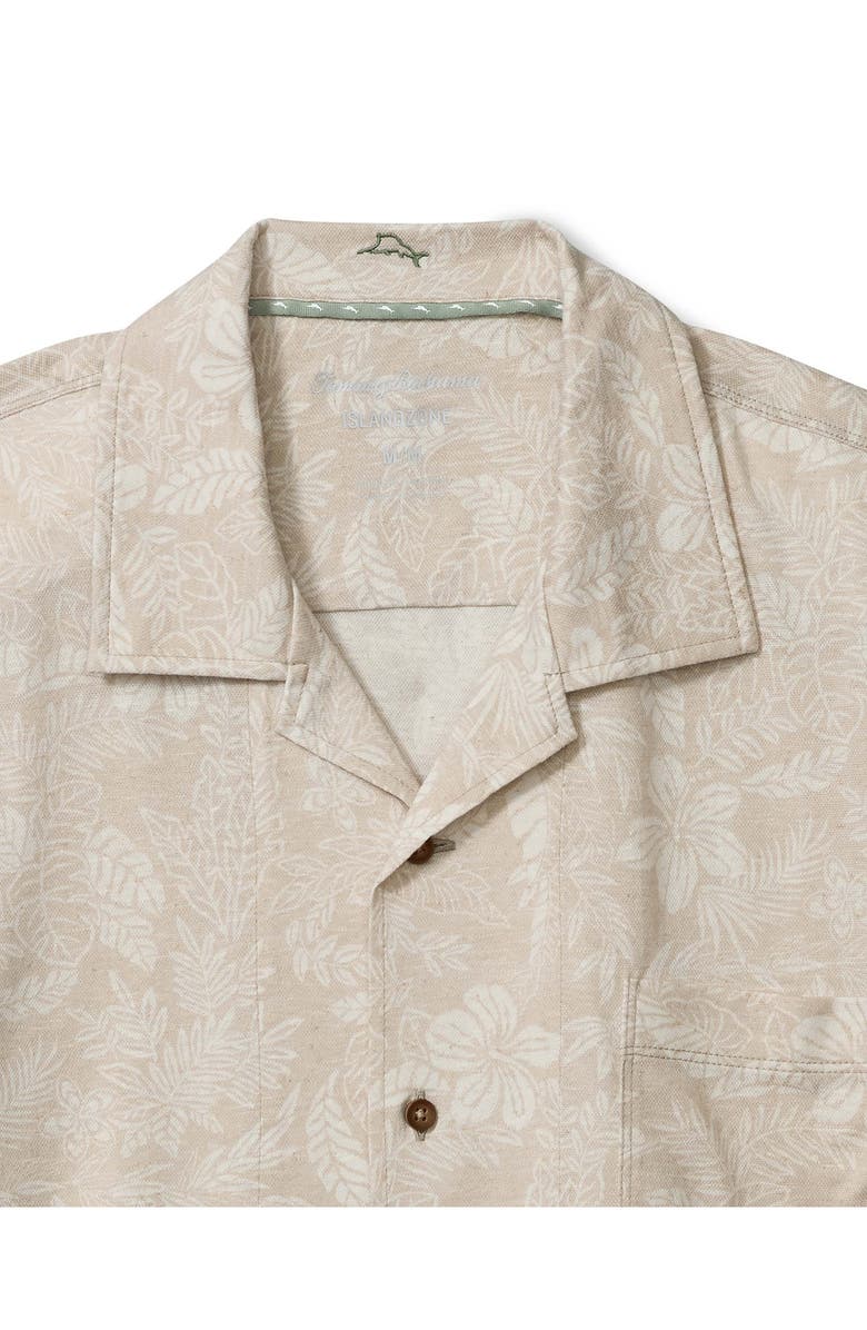 Tommy Bahama Vista Mar IslandZone<sup>®</sup> Camp Shirt, Alternate, color, Khaki Sands