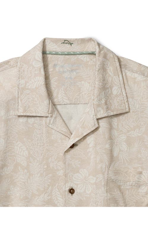 Tommy Bahama Vista Mar Islandzone® Camp Shirt In Khaki Sands