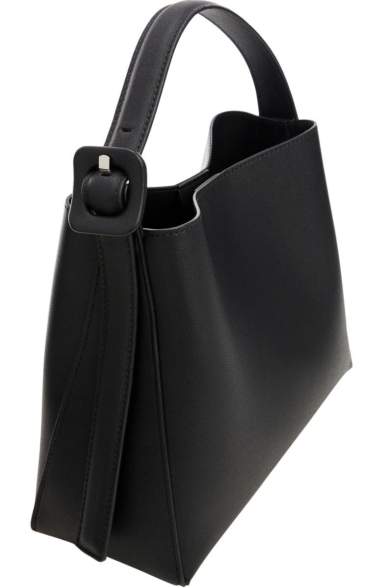 MANGO Faux Leather Shopper Tote, Alternate, color,