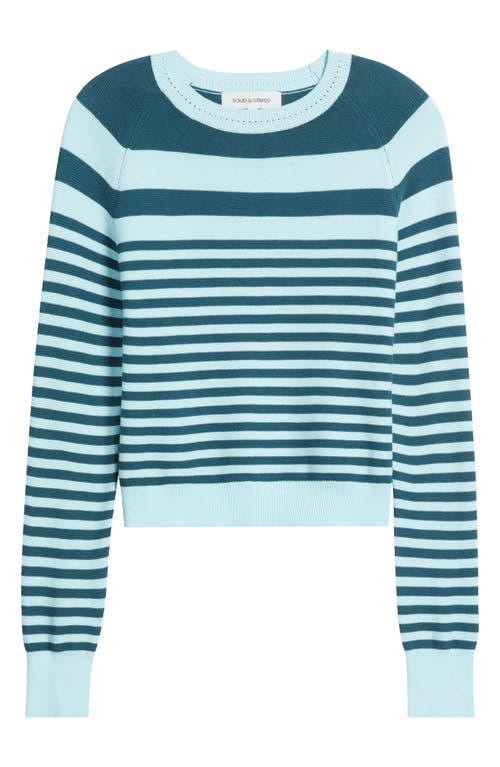 SOLID & STRIPED SOLID & STRIPED THE MANNY STRIPE COTTON SWEATER
